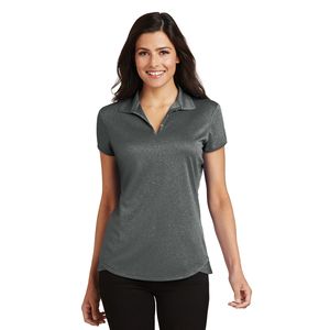 Camiseta Polo para Mujer, Modelo L576, Color Heather - Product Image 4