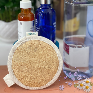 EXPAD Mina Brown, éponge en coton biologique pour le visage, tampons démaquillants réutilisables, certifiés Saso, soins de la peau durables - Product Image 5