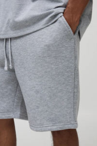 Wholesale <b>Spray</b>-dyed Wash Shorts with Drawstring Heavy Weight Street Wear Street Wear Clothing Trousers for Men - Product Image 3