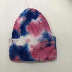 Nouveau design de bonnets personnalisés en grande quantité avec étiquette tissée, effet tie-dye dégradé, impression numérique et motif d'image pour employés - Product Image 3