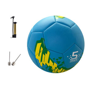 Ballons de football de qualité professionnelle en cuir PU, écologiques, personnalisables, taille 4, pour ligue, vente en gros, faible MOQ - Product Image 3