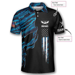 Chemises pour hommes avec logo OEM, coupe ajustée, respirantes, séchage rapide, légères, anti-humidité, vêtements de travail d'été pour t-shirts 100% polyester - Product Image 1