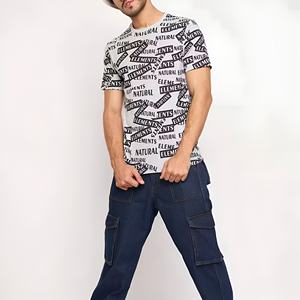 เสื้อยืดโอเวอร์ไซส์ผู้ชายผ้าฝ้าย 100% เนื้อหนา 260 กรัม พิมพ์ลาย DTG สไตล์เรโทร สตรีทแวร์ ลุคซักยืด เสื้อเปล่า - Product Image 2