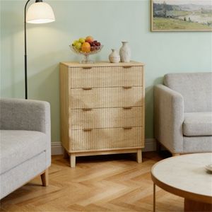 Grande Mobile Cassettiera in Legno Naturale per Soggiorno con Impressionante Capacità di Stoccaggio - Product Image 1