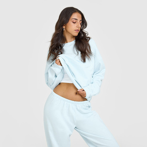 Wholesale Custom Logo <b>Women's</b> Lightweight <b>Cuffed</b> Ankle Joggers <b>Women's</b> Terry Fleece Soft Sweatpants <b>Women's</b> Pants & <b>Trousers</b> - Product Image 6