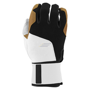 Gants de frappe de baseball pour adultes en cuir véritable noir, séchage rapide, respirants, durables, haute qualité, entraînement, gauche/droite, logo personnalisé - Product Image 3