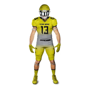 Conception de logo personnalisé, uniformes d'équipe de football américain avec vêtements de sport respirants 100% polyester, uniforme de football américain fabriqué par GSI - Product Image 5