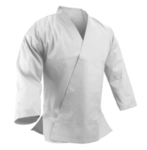 White Karate Uniforms Gi, Martial <b>Arts</b> Lightweight Open Top Karate Kimono Taekwondo Gi - Product Image 2
