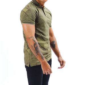 Polo de verano para hombre, de manga corta, con solapa, estilo casual de negocios, de jersey elástico y transpirable. - Product Image 2