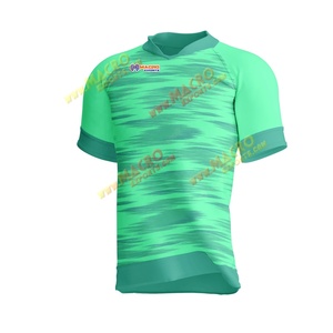 เสื้อแขนสั้นสำหรับผู้ใหญ่ผู้ชายชุดเครื่องแบบแฟนบอลรักบี้สไตล์ทีมออกแบบได้ตามต้องการสวมใส่สบาย - Product Image 3