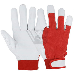 Made In Pakistan Safety Work Wear <b>Gloves</b> Direct Factory Made Best Price High Quality Cow Split Leather Working Safety <b>Gloves</b> - Product Image 1