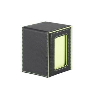 100+ Trading Card Leather Storage Box with Commander Window Display Durable Card Holder for Collectible Cards Collection - Product Image 2