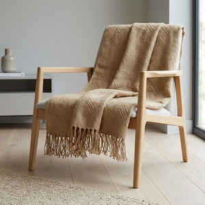 Zigzag Throw Jute Woven Soft Fabric Solid Long Lightweight Decorative Throw Blanket Home Textile Scarves <b>Shawls</b> Sofa Bed Coverle - Product Image 5