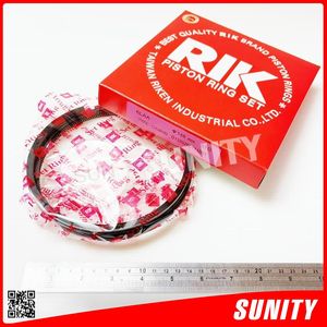 Segment de piston TAIWAN SUNITY RIKEN STD 6LA 148MM Diesel anti-usure pour Yanmar 6LA-DT/6LA-UT Pièces moteur OEM 748616-22500 - Product Image 2