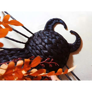 Decoración de Pared de Halloween Hecha a Mano con Jacinto de Agua, Artesanía Sisu, para Uso en Interiores - Product Image 2