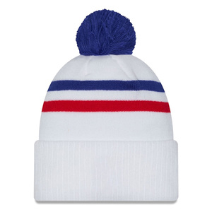 Custom Logo Striped <b>Pom</b> <b>Pom</b> <b>Beanie</b> Cuffed Winter Knit Hat Sports Headwear for Holiday Giveaways Travel and Outdoor <b>With</b> OEM - Product Image 4