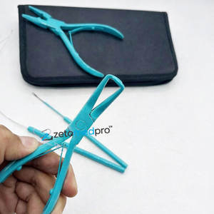 Kit d'outils professionnels pour extensions de cheveux, ensemble compact, pinces, aiguille à boucle, peigne, kit complet d'installation en salon - Product Image 3