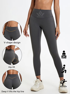 Ensemble de yoga sans couture 2 pièces pour femme : haut court à manches longues et leggings taille haute respirants et extensibles pour la gym et le fitness - Product Image 4