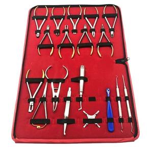 Juego de Instrumentos Dentales de Ortodoncia OEM Premium de 18 Piezas, Acero Inoxidable, Kit Básico Profesional Manual, Servicio Personalizado, Certificado CE - Product Image 1