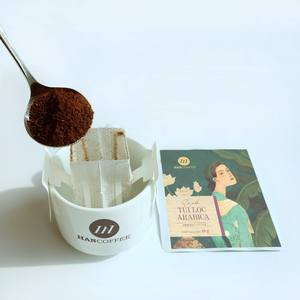 HANCOFFEE Drip Bag Coffee Blend of Robusta + Arabica Pleasant Taste 10gr Filter Paper Bag - Private Label Support - Free Sample - Product Image 2