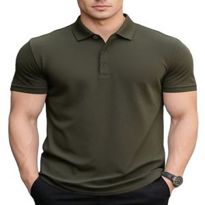 ล่าสุดแฟชั่นผู้ชายเสื้อโปโลผ้าฝ้าย100% แขนสั้นขายส่งพรีเมี่ยมคุณภาพ OEM ออกแบบที่กำหนดเอง - Product Image 4