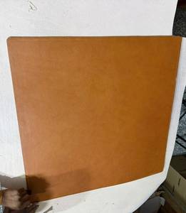Genuine Leather Eco-Friendly Rectangle Table <b>Mats</b> Solid Color <b>Non</b> <b>Slip</b> Placemats for Dining Table - Product Image 3