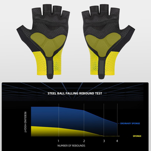 Guantes de Ciclismo de Medio Dedo para Hombre y Mujer, Guantes de Gimnasio para Levantamiento de Pesas, Entrenamiento, Personalizables, Ajustables, Antideslizantes - Product Image 6