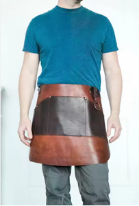 Best Quality Wholesale Custom Design Genuine Hardwax <b>Leather</b> <b>Apron</b> Competitive Price Unique Design Customized <b>Leather</b> - Product Image 5