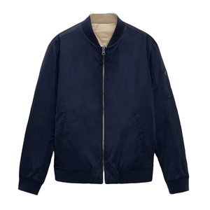Chaqueta Bomber Personalizable para Hombre en Color Sólido, Material 100% Nailon, Chaquetas Bomber para Hombre de Alta Calidad - Product Image 1
