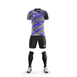 Uniforme de Fútbol de Último Diseño y Nuevo Estilo, Uniforme de Fútbol de Color Sólido de Primera Calidad para Venta en Línea - Product Image 5