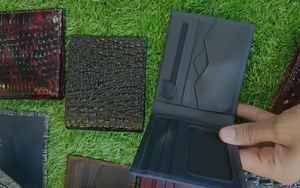 Cartera de Hombre de Cuero Genuino, Tarjetero Bifold de Cuero Real, Elegante, Variante Multicolor, Artículo de Regalo para Hombre, Duradera y Delgada - Product Image 5