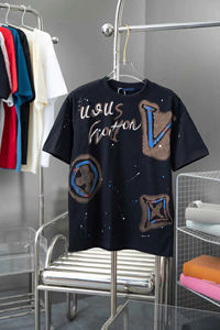 NUEVAS Camisetas de Hombre con Cuello Redondo, Estilo Casual Urbano, Oversize, a la Moda, Y2K, OEM, de Algodón, con Estampado Personalizado, a Buen Precio - Product Image 3