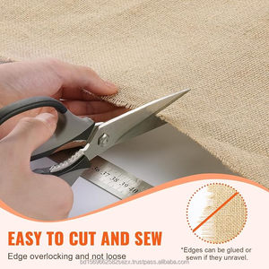 Rollo de Tela de Yute Natural 100% de 40x300 pies, Resistente a la Abrasión, Peso Medio, para Cuidado de Plantas en Exteriores, Envoltura de Árboles, Decoración de Jardín y Bodas - Product Image 2