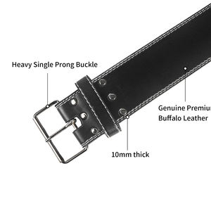 Encuentra cinturones de levantamiento de pesas de acero ecológicos con logotipo personalizado por sublimación, similares a los iconos de powerlifting, para hombres y mujeres. - Product Image 4