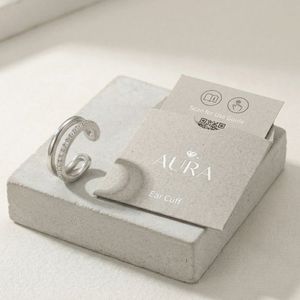 Fashion Unisex Jewelry Custom Fine Gold Plated Stainless Steel Classic Zircon Stud Non Pierced Ear <b>Cuff</b> <b>Earrings</b> - Product Image 5