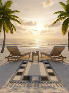 Alfombra/Corredor Rectangular Floral Moderno Tejido a Mano de Algodón al por Mayor, 950gsm, Lavable, de Felpa, Reversible, de Tres Tonos - Product Image 4