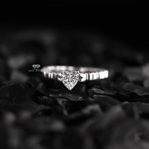 Lab Grown <b>Heart</b> <b>Shape</b> Diamond Engagement Ring 14K Gold Minimalist Solitaire Bridal Ring Wedding Jewelry Manufacturer Supplier - Product Image 1