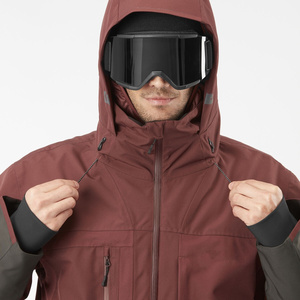 Chaqueta de Esquí y Snowboard para Hombre, Diseño OEM, Contraste de Color, Impermeable, Cortavientos, Transpirable, Personalizable, Carcasa Rígida para Exteriores - Product Image 5