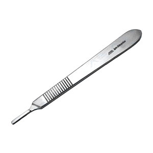Instrumento Ortopédico Veterinario, Herramienta Quirúrgica Profesional para Implantes, Mango de Bisturí de Punta Plana, Calidad Estándar Médica - Product Image 1