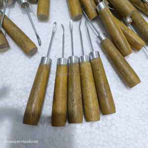 Nouveau Design Meilleure Qualité Poinçon À Coudre En Cuir Bois Manche En Bois Poinçon À Coudre Droit Poinçon En Cuir Outil De Muawiyah Artisanat - Product Image 6