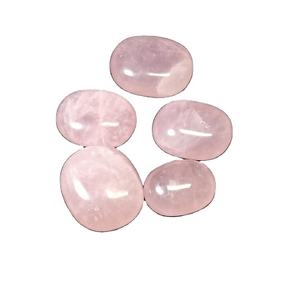 Piedra preciosa de cristal tallada en piedra de Palma de cuarzo rosa natural al por mayor para meditación curativa Reiki y uso decorativo metafísico - Product Image 1