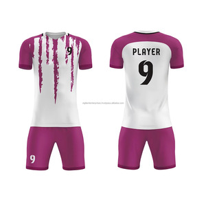 เสื้อฟุตบอลสำหรับผู้ชายเสื้อฟุตบอลมีหมายเลขชื่อทีมโลโก้สำหรับเยาวชนชุดฟุตบอลตามสั่ง - Product Image 5