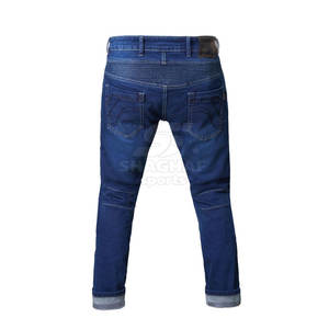 Pantalones vaqueros de mezcla de algodón suave para un movimiento flexible y un estilo moderno, pantalones lavados para hombre. - Product Image 4