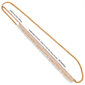 เครื่องประดับร่างกายแฟชั่นแบบดั้งเดิมจาก Jewelemarket ประดับด้วยหิน Pota และมุก Kamarband สำหรับเจ้าสาวและงานเฉลิมฉลอง รุ่น 10575565RGR - Product Image 2
