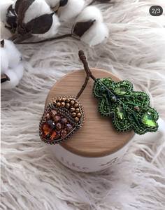 MD HANDICRAFTS Luxury Handmade Embroidery Brooch with <b>Sparkling</b> Beads Pearls Sequins for Children's & Women's Wedding Occasions - Product Image 6