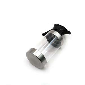 IKZARSA CIK-201 Professional 250ml Empty Transparent Black Stainless Steel Durable High Quality Trigger Spray Bottle Fine - Product Image 4