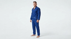 <b>Men</b> Martial Arts Training Uniform Long Sleeve <b>Jacket</b> And Pants Two Piece Sportswear Set - Product Image 3