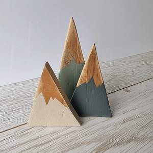 Festive Shelf Display Decorative <b>Wooden</b> and MDF <b>Christmas</b> <b>Tree</b> - Product Image 2