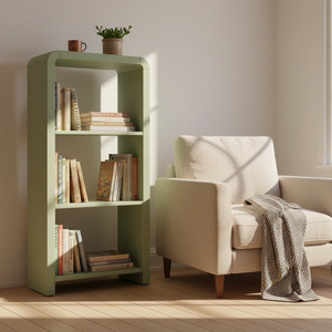 Display Shelf 3-Shelf Eco-Friendly Modern Home Furniture Bookcase <b>Storage</b> Rack Shelving Unit Open Shelving Backless Bookshelf - Product Image 3