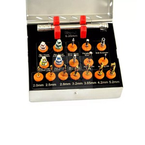 Kit de forets et tournevis chirurgicaux dentaires manuels pour la chirurgie implantaire orale, instruments dentaires certifiés CE Classe II, garantie 1 an OE - Product Image 4